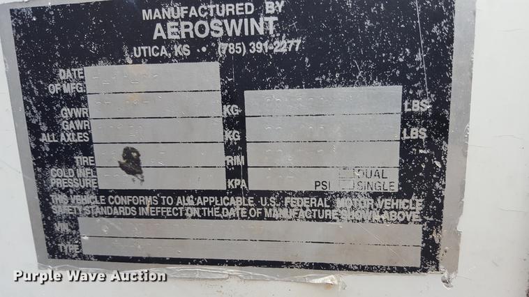 image for item EN9660 2007 Aeroswint silage trailer