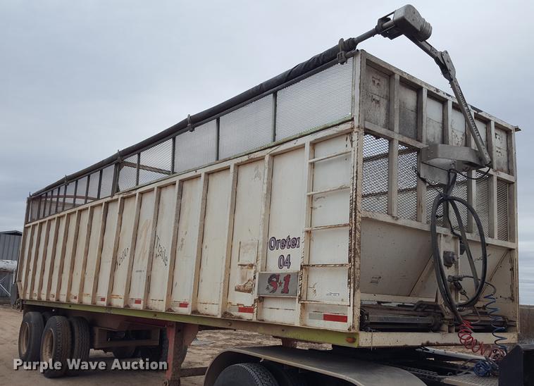 image for item EN9661 2007 Yellow X Trailers silage trailer