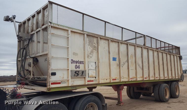 image for item EN9661 2007 Yellow X Trailers silage trailer