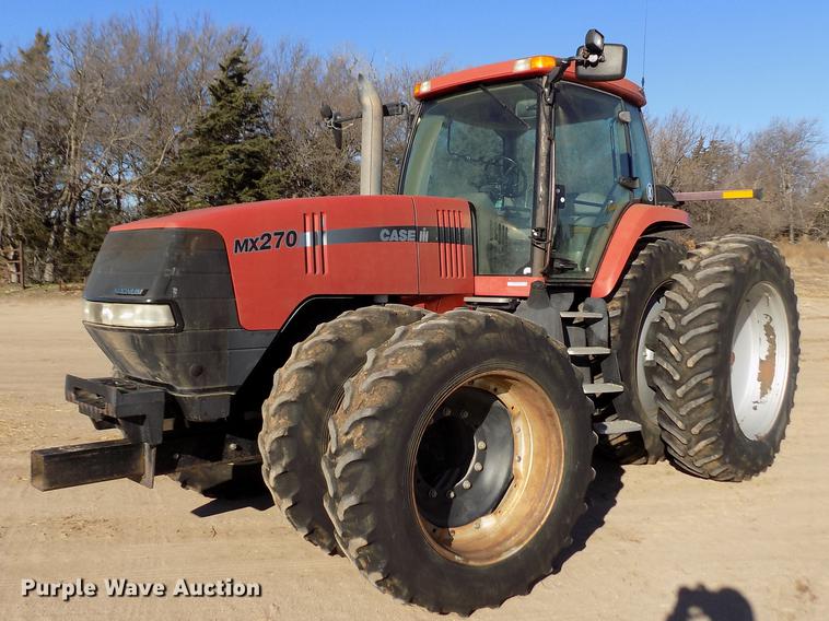 image for item FE9271 2001 Case IH MX270 Magnum MFWD tractor