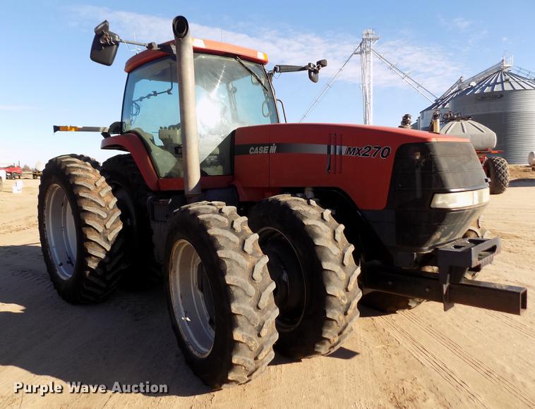 image for item FE9271 2001 Case IH MX270 Magnum MFWD tractor