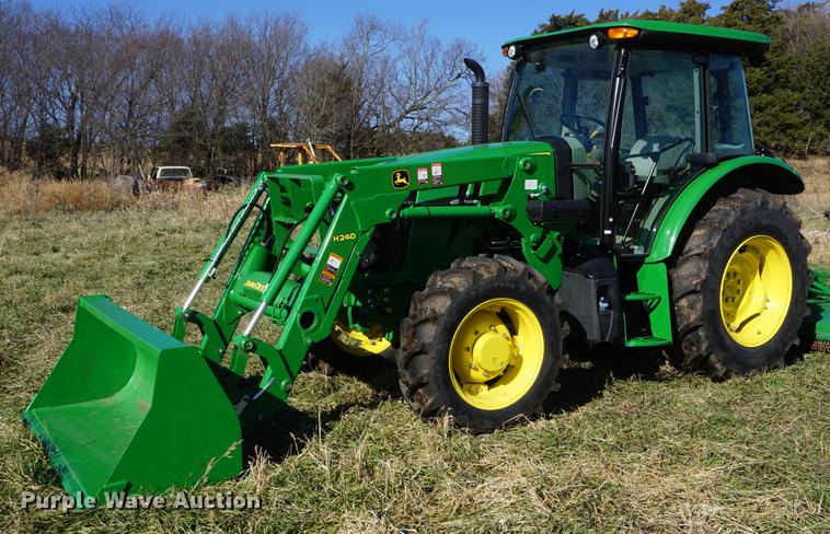 image for item G1407 2016 John Deere 5100E MFWD tractor