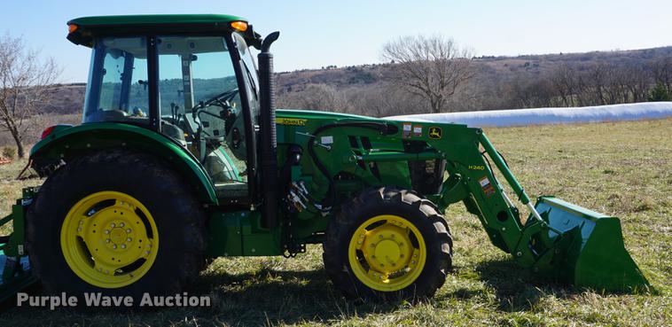 image for item G1407 2016 John Deere 5100E MFWD tractor