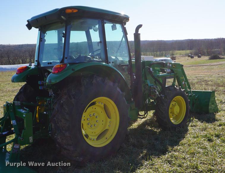 image for item G1407 2016 John Deere 5100E MFWD tractor