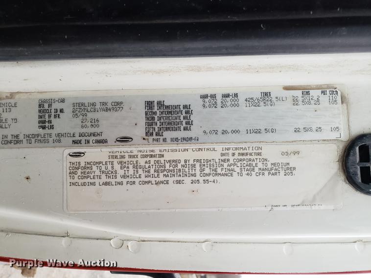 image for item AN9474 2000 Sterling L-Line ready mix truck