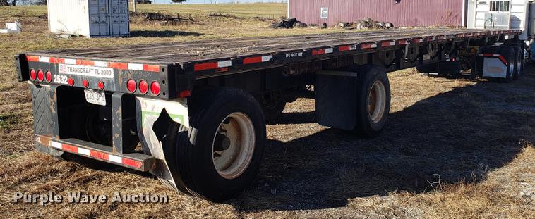 image for item AN9482 2005 Transcraft TL-2000 flatbed trailer