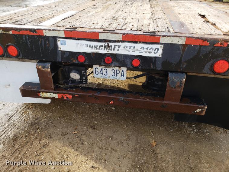 image for item AN9486 2004 Transcraft DTL-2100 drop deck trailer