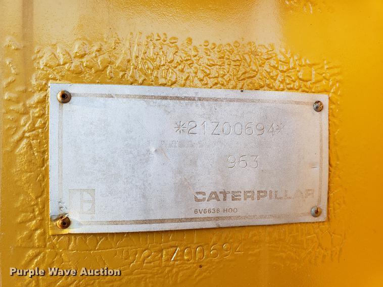 image for item AN9493 1986 Caterpillar 963 track loader