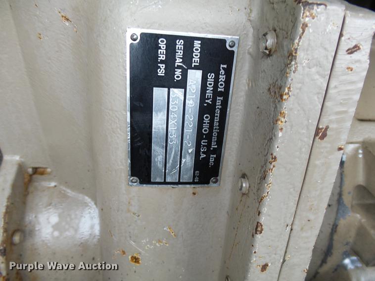 image for item DA3597 1996 Leroi Q375DC-E air compressor