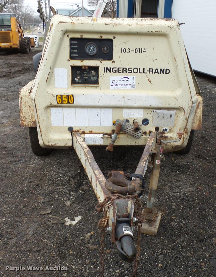 image for item DA3599 Ingersoll Rand 185 air compressor