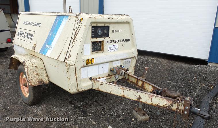 image for item DA3599 Ingersoll Rand 185 air compressor