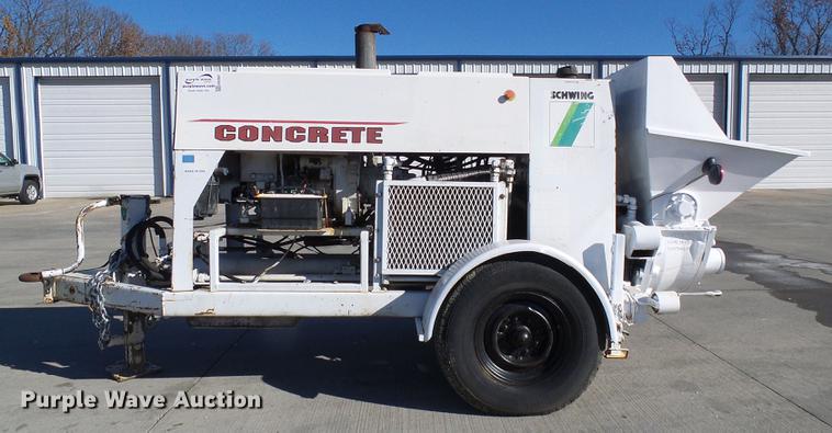 image for item DB2087 2002 Schwing BPA500 concrete pump