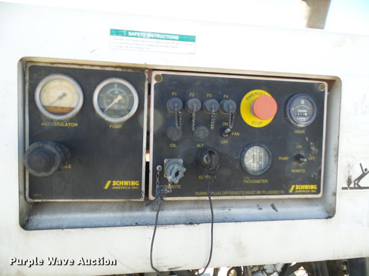 image for item DB2087 2002 Schwing BPA500 concrete pump