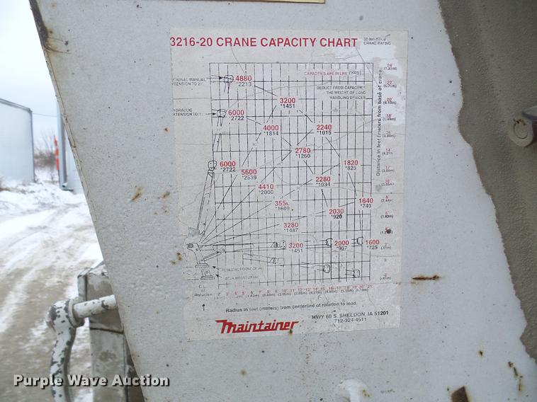 image for item DB2089 2001 Ford F550 Super Duty service truck with crane