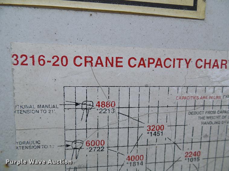 image for item DB2089 2001 Ford F550 Super Duty service truck with crane