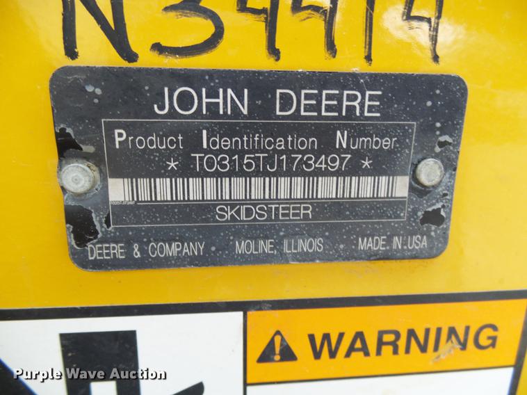 image for item DB2090 2009 John Deere CT315 skid steer