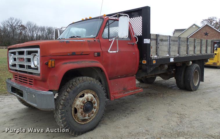 image for item DB2091 1987 GMC C6000 dump truck