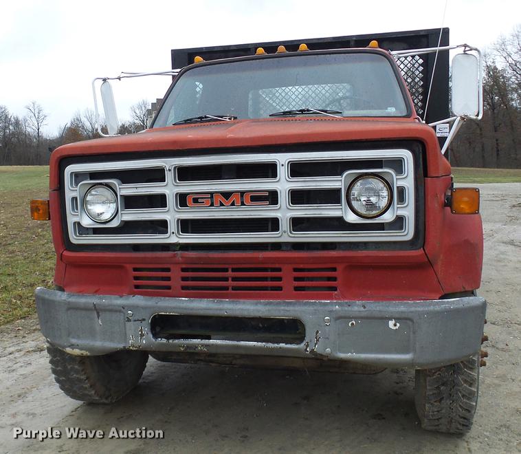 image for item DB2091 1987 GMC C6000 dump truck