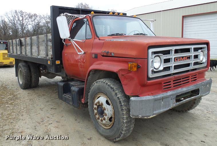 image for item DB2091 1987 GMC C6000 dump truck