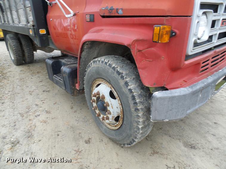 image for item DB2091 1987 GMC C6000 dump truck