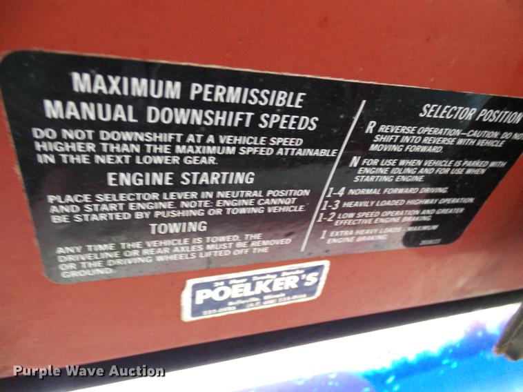 image for item DB2091 1987 GMC C6000 dump truck