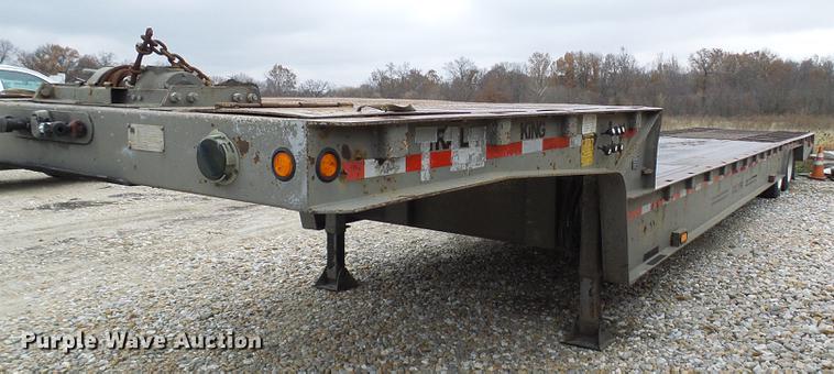 image for item DB2092 2000 Trail King TK70HT-482 drop deck equipment trailer
