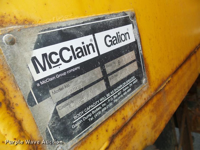 image for item DB2124 2002 International 4900 dump truck