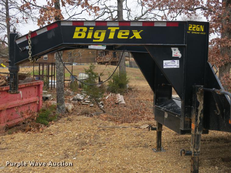 image for item DB8928 2014 Big Tex 22GN equipment trailer