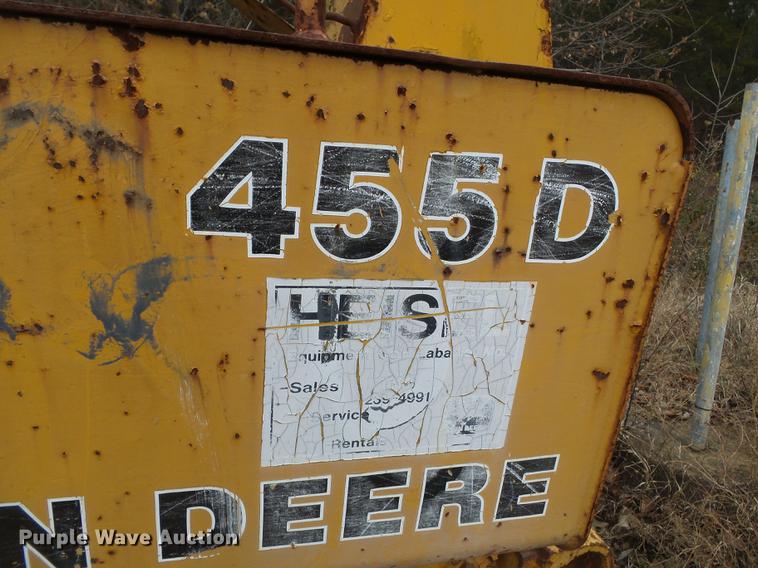 image for item DD2385 1985 John Deere 455D track loader