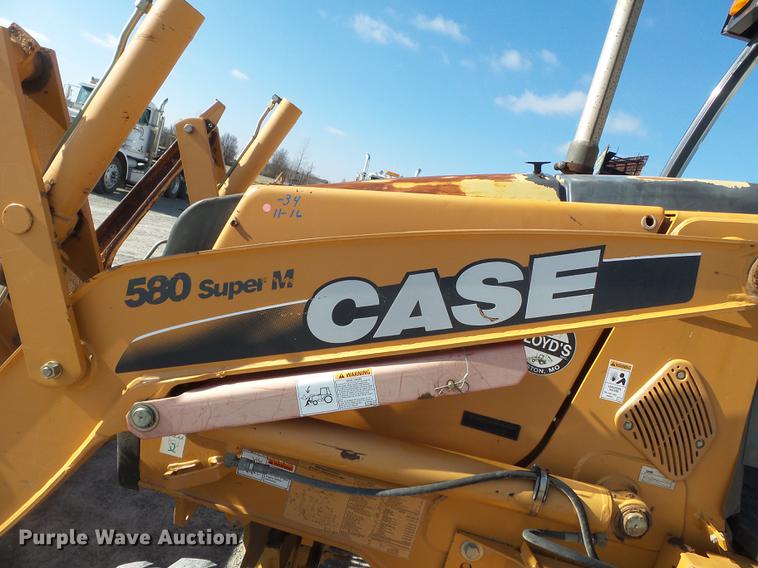 image for item DD2393 2008 Case 580 Super M Series 3 backhoe