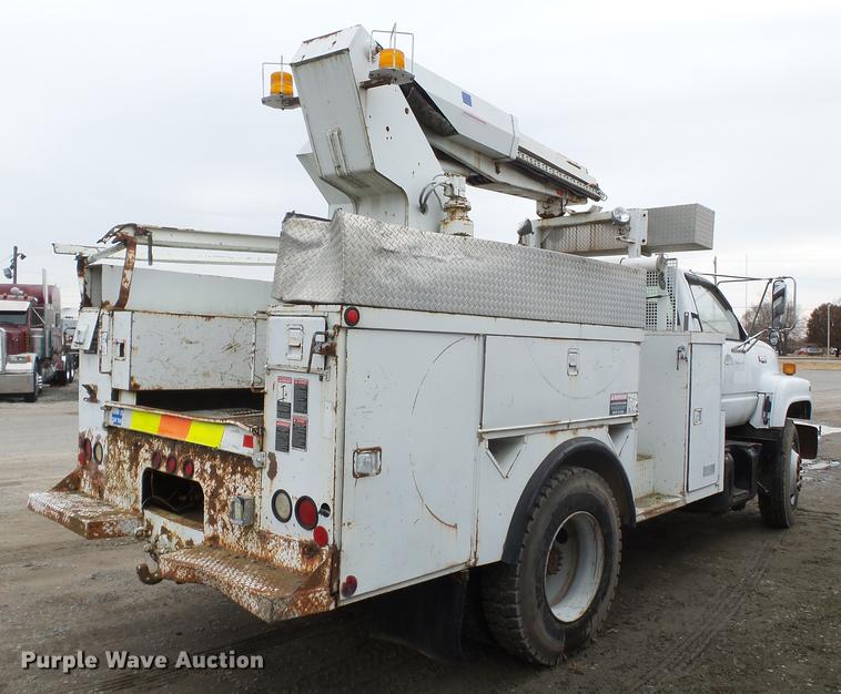 image for item DD2402 1995 Chevrolet Kodiak C6500 service truck with crane