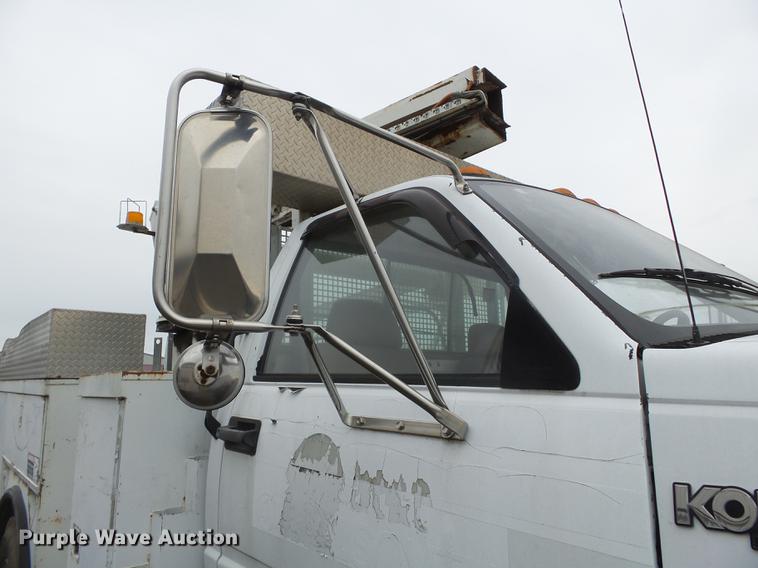 image for item DD2402 1995 Chevrolet Kodiak C6500 service truck with crane