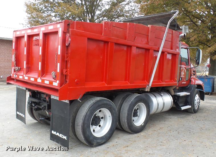 image for item DD2404 2011 Mack CXU613 dump truck