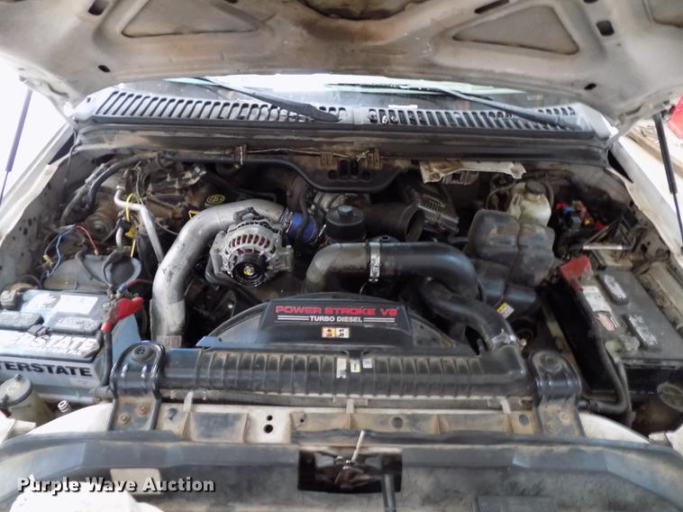 image for item DD3510 2005 Ford F450 Super Duty SuperCab flatbed truck