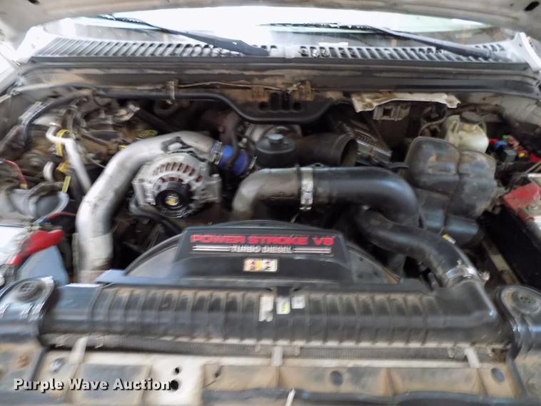 image for item DD3510 2005 Ford F450 Super Duty SuperCab flatbed truck