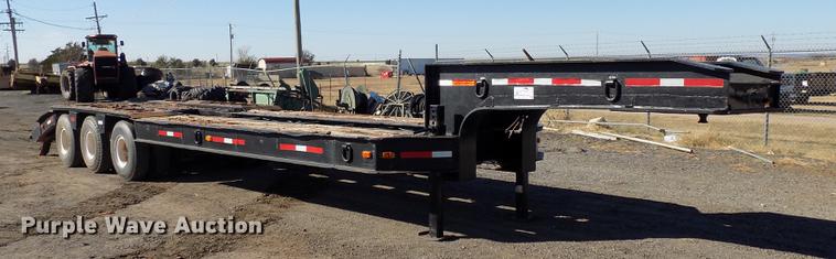 image for item DD3515 1977 Lowboy equipment trailer