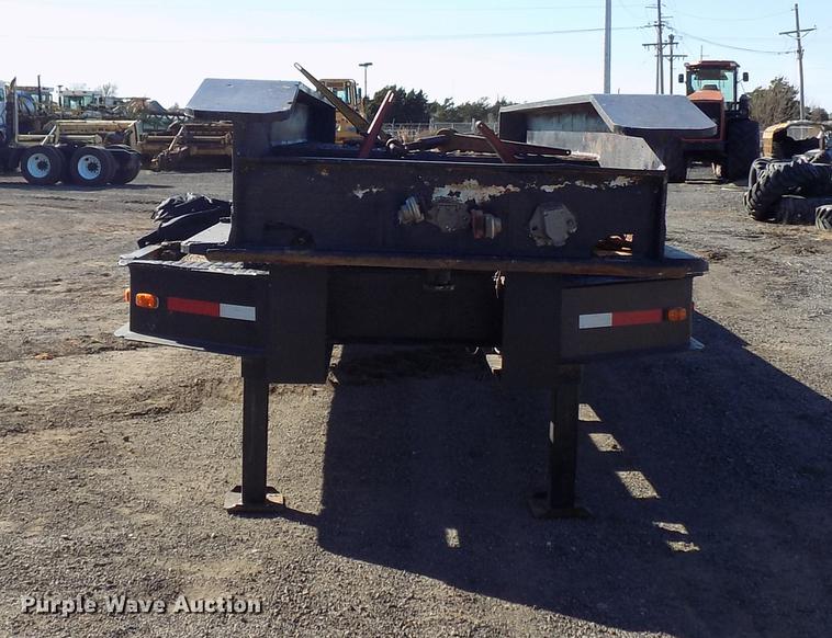 image for item DD3515 1977 Lowboy equipment trailer