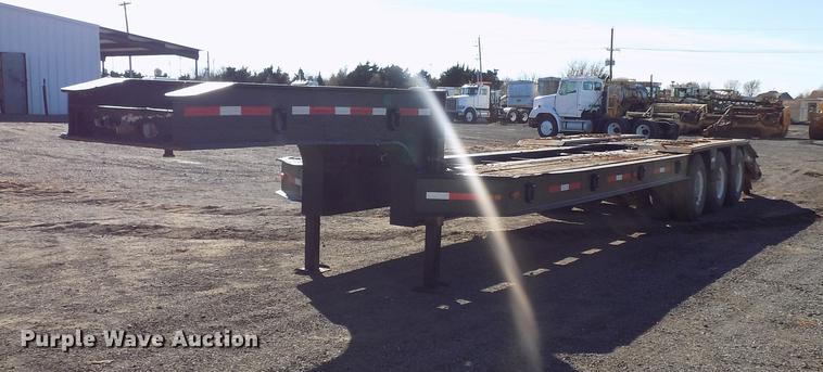 image for item DD3515 1977 Lowboy equipment trailer