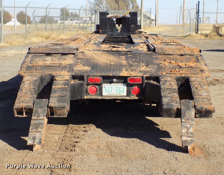 image for item DD3515 1977 Lowboy equipment trailer
