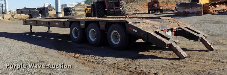 image for item DD3515 1977 Lowboy equipment trailer
