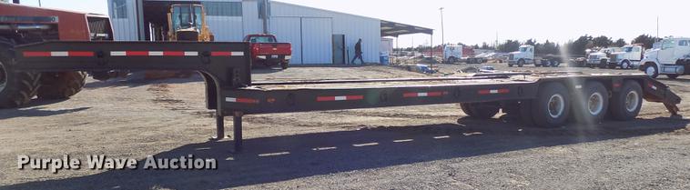 image for item DD3515 1977 Lowboy equipment trailer