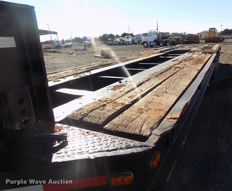 image for item DD3515 1977 Lowboy equipment trailer
