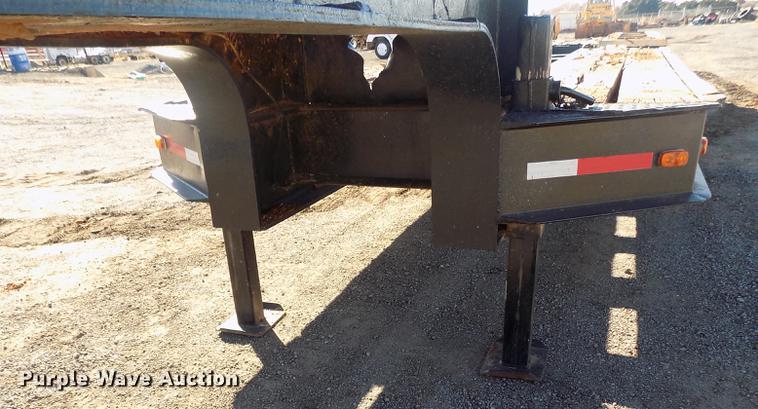 image for item DD3515 1977 Lowboy equipment trailer
