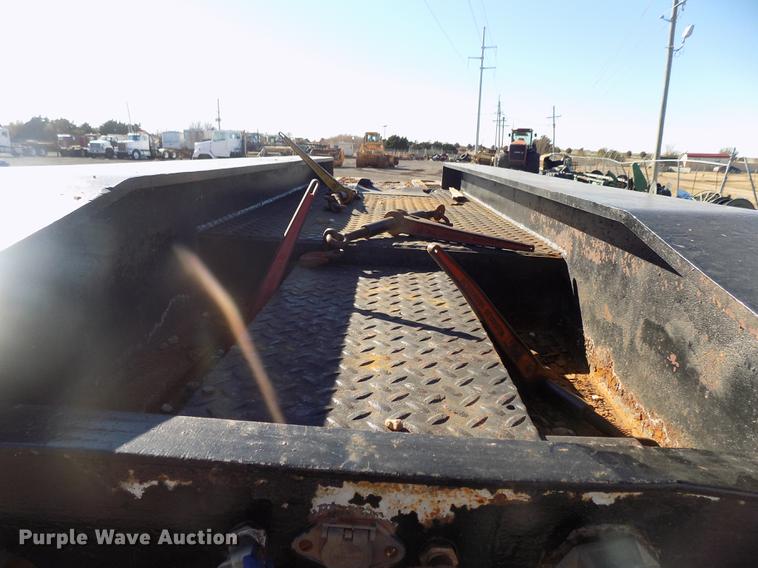image for item DD3515 1977 Lowboy equipment trailer