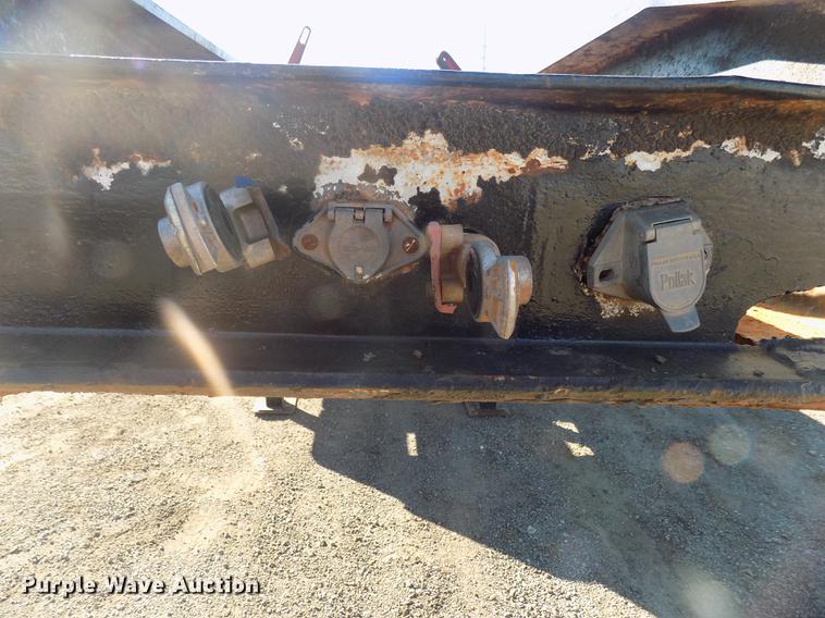 image for item DD3515 1977 Lowboy equipment trailer