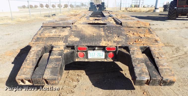 image for item DD3515 1977 Lowboy equipment trailer