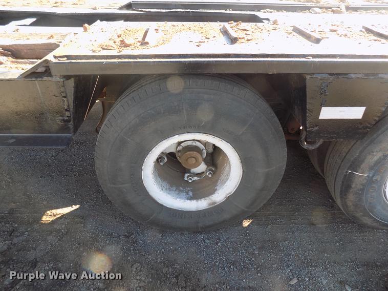 image for item DD3515 1977 Lowboy equipment trailer