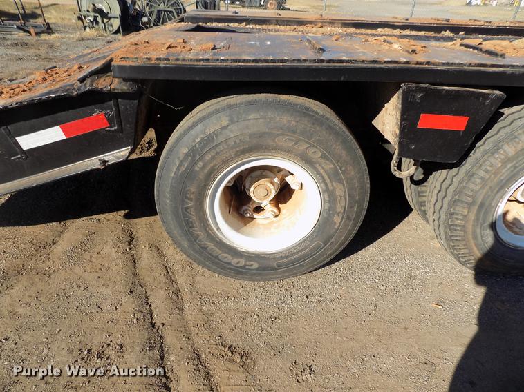 image for item DD3515 1977 Lowboy equipment trailer