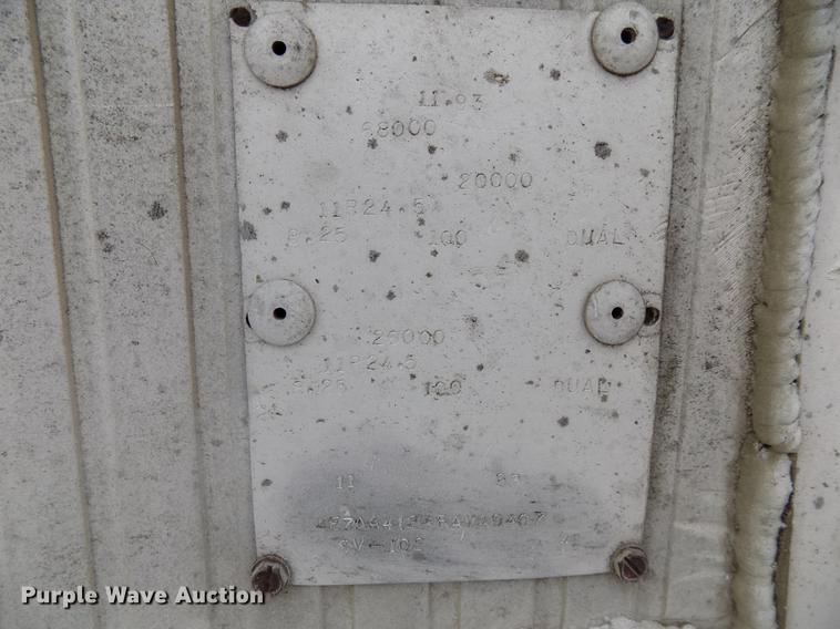 image for item DD3549 1994 Vantage SV-102 end dump trailer