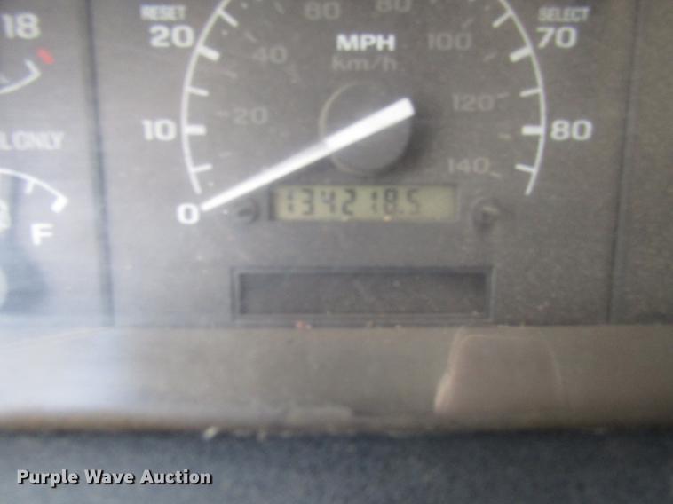 image for item DD3934 1997 Ford F350 Super Duty utility bed pickup truck